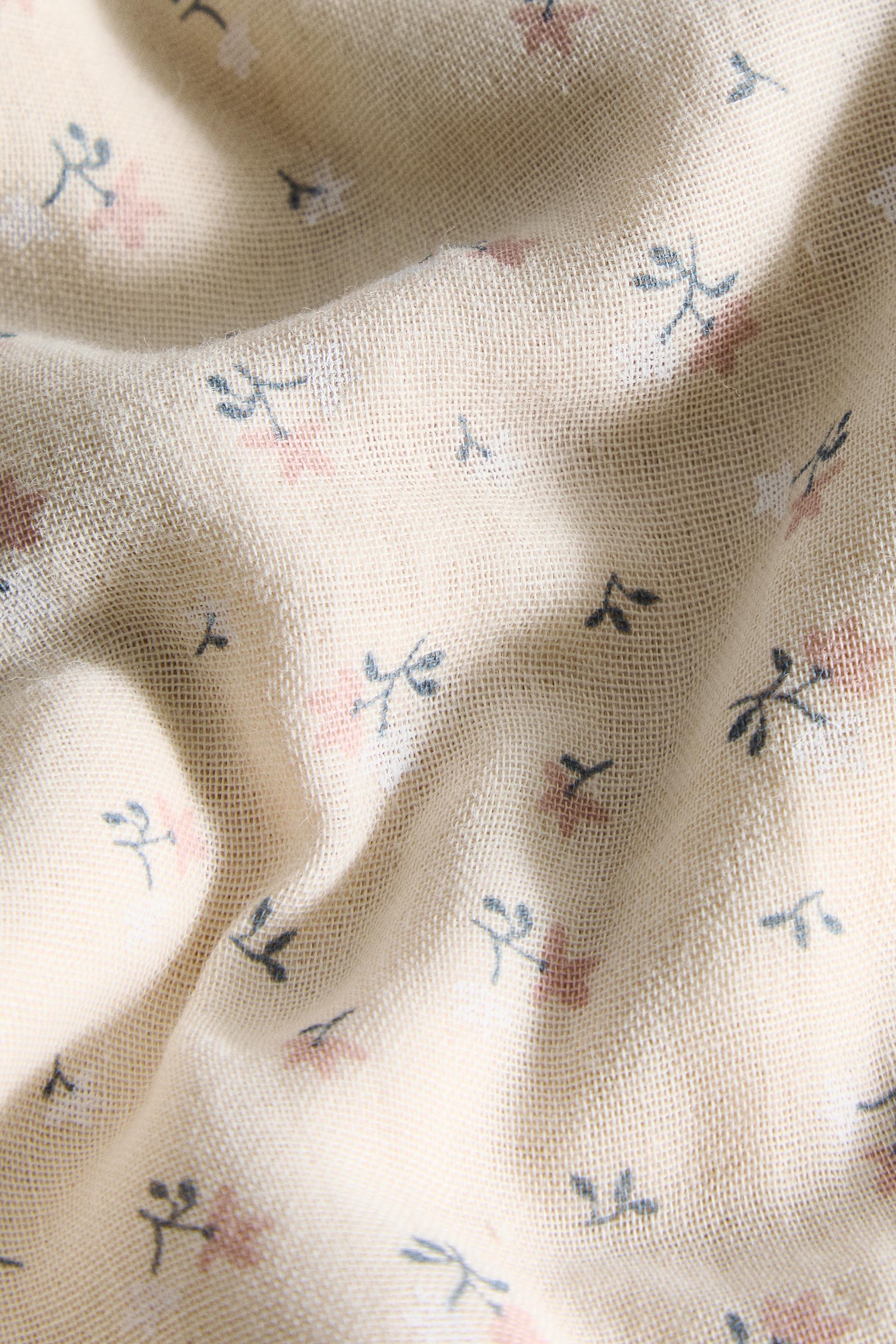 SERVIETTE DE BAIN BÉBÉ TULIPES